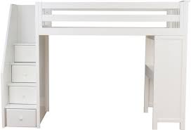 1 out of 5 stars, based on 2 reviews 2 ratings current price $189.99 $ 189. Jackpot Kids All In Ones Brighton Twin Staircase High Loft In White W Table Belfort Furniture Loft Beds