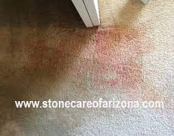 how to remove red stains out of carpets