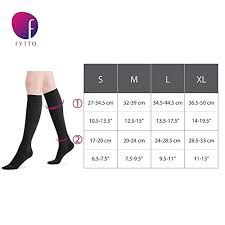 Fytto 2120 Womens Compression Socks 20 30mmhg Microfiber Support Hosiery For Varicose Veins Lymphedema Dvt And Aching Leg Knee High Nude Medium
