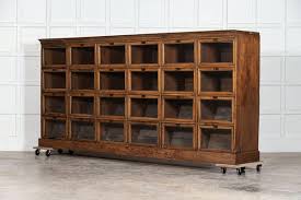 Oak Barristers Bookcase Cabinet 1890s