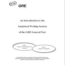 GRE Analytical Writing  Solutions to the Real Essay Topics   Book    Test  Prep 