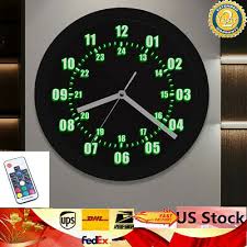 10 Inch Modern Luminous Wall Clock