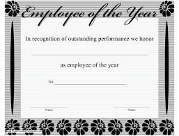 The last part of the employee evaluation form is signatures. Employee Of The Year Certificate Template Download Printable Pdf Templateroller
