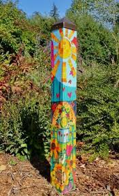 Art Pole Pole Art Garden Art Diy