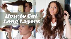 how to cut long hair in layers the