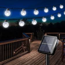 Solar Power Outdoor String Lights Large