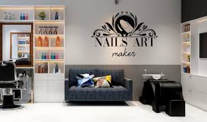 Nails Studio Wall Decal Nails Quote
