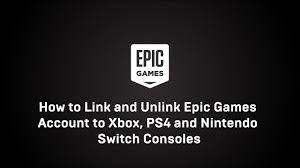 unlink epic games account to xbox ps4