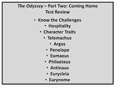 The Odyssey Part Two Coming Home Ppt Video Online Download