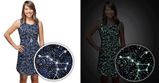 glow in the dark dress lights up to let