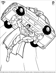Free printable superman coloring pages for kids. Superman Colouring Page Coloring Library