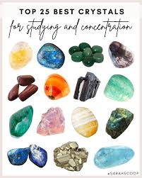 top 25 best crystals for studying and