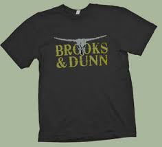 Details About Brooks And Dunn Band Live Country Concert Black T Shirt Tour Willie Nelson