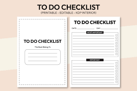 checklist kdp interior design graphic