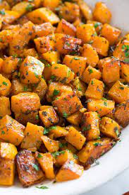 roasted ernut squash with garlic