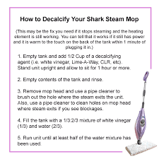 How To Decalcify Your Shark Steam Mop If It Stops Steaming