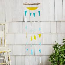 Sea Glass Wind Chime Stained Glass