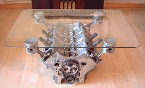 Turning Old Car Engines Into Tables