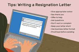 sle resignation letter for quitting