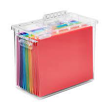 the home edit office file box with top