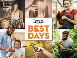best days farmers almanac plan