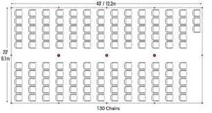 Tent Layouts Seating Capacity Chart Aa Party And Tent