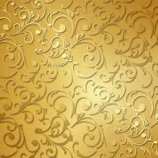 Royal Golden Wallpaper Vector Art Stock