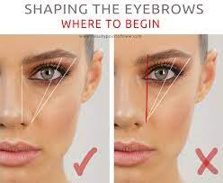 shaping the eyebrows beauty point of view