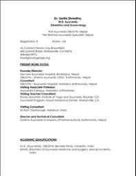 Resume Format for Doctors in PDF Peppapp