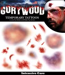 fake wound tattoos bruises