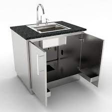 stainless steel kitchen sink cabinet