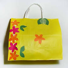 paper ping bag into a gift bag