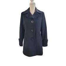Vintage Liz Claiborne Black Pea Coat