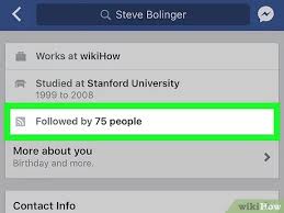 Since facebook doesn't allow more than 5000 members to be your friends, you can open up followers settings to make people follow your updates. How To See Followers On Facebook 9 Steps With Pictures