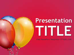 Free Balloons Powerpoint Template Pptmag