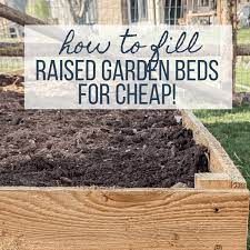 raised garden bed and save on soil