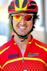 In voller Rad-Montur: Pablo Gonzalez war in den Alpen unterwegs.