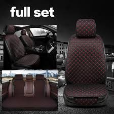 Universal Car Seat Cover Set Flax Seat