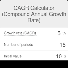 cagr calculator compound annual growth