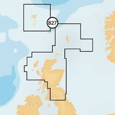 Details About Navionics Plus Small Double 827 Scotland Chart Card Micro Sd