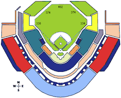 chase field seating chart game