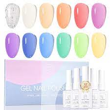 summer jelly gel nail polish set