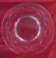 Clear Glass Salad Plates With