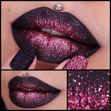 how to wear glitter lips like a pro