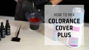 how to mix colorance cover plus demi
