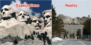 Presidents george washington, thomas jefferson, theodore roosevelt. Disappointing Photos Show How Small Mount Rushmore Is In Real Life