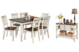 Selecting the right dining room furniture is a breeze with our wide selection of simple and modern furniture here at mocka. Whitesburg Dining Table And 6 Chairs With Storage Set Ashley Furniture Homestore