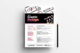 graphic design agency poster template