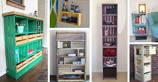 Creative Diy Wood Crate Shelf Ideas