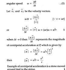 define centripetal acceleration find
